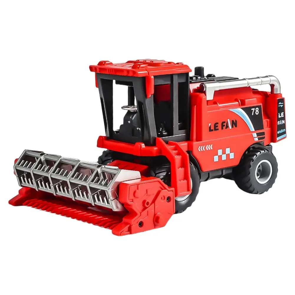 Friction Powered Combine Harvester Farm Toys Agricultural Vehicles Toys Simulation Harvester Car Toy for Kids