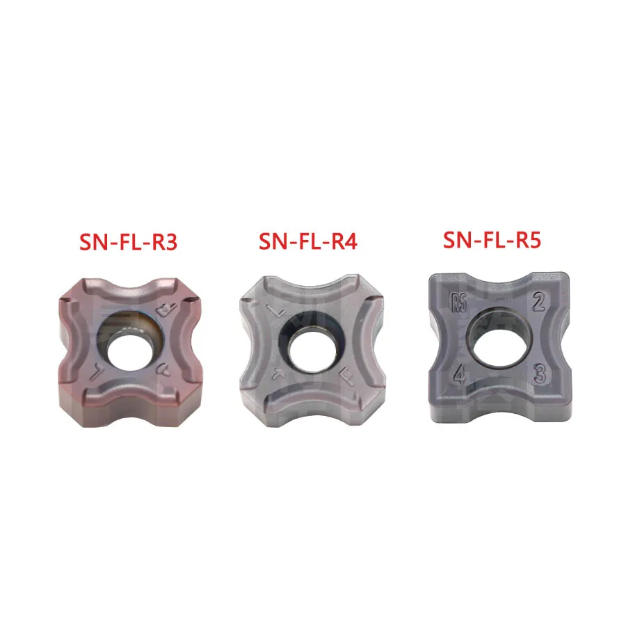 High Quality Nano Coating Blade SN-FL-R3/4/5 P6522 CNC Lathe R Corner Chamfer Knife Universal Material Sharp Wear-resistant Tool