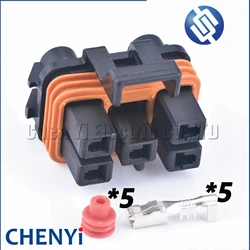 5 Pin 2.8mm series Automotive waterproof Power Connectors Plug 12124630 For detorit Cummins CAT Carter excavator DDEC ECM