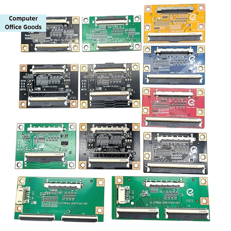 

【96Pin To 51Pin LVDS FPC VBYONE Converter Board For 4K LCD LED TV Panel Repair Replacement Adapter Card】