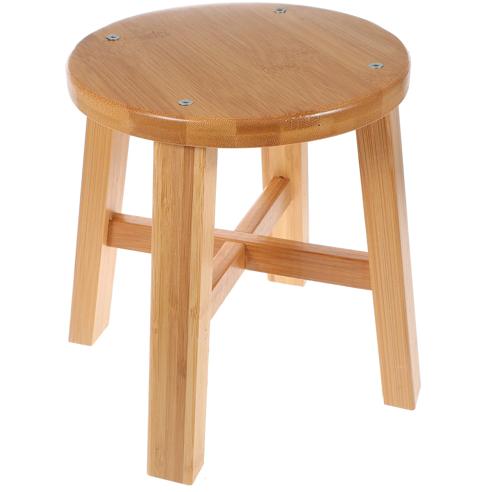 1pcs-bamboo-stool-simple-fresh-versatile-household-step-stool-brown-shoe-changing-footstool-household-supplies