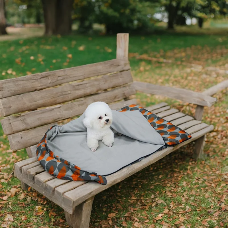 

Autumn And Winter Household Pet Warm Sleeping Bag Adjustable Temperature Heating Pet Sleeping Bag Plush Sleeping Bag-ABLI