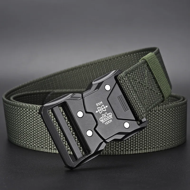 Zweiteiliger Herren-Outdoor-Sportgürtel, Modischer und Vielseitiger Trendgürtel, Schnellverschluss-Gürtel mit Symmetrischer Schnalle – Detail 2