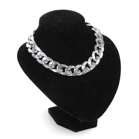 पालतू जानवरों के लिए आभूषण हार ABS प्लास्टिक स्टाइलिश गोल्ड डॉग चेन कॉलर छोटे मध्यम बड़े कुत्तों हस्की पिटबुल बुलडॉग पालतू सामान के लिए 8 best sales कुत्ते की चेन कॉलर - №8