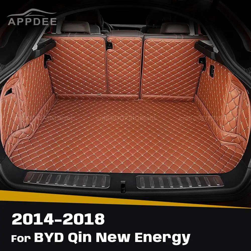 

Для BYD Qin New Energy 2014-2018 17 16 15 Автоматический коврик для багажника с полным покрытием Автомобильный защитный коврик для багажника Аксессуары для интерьера