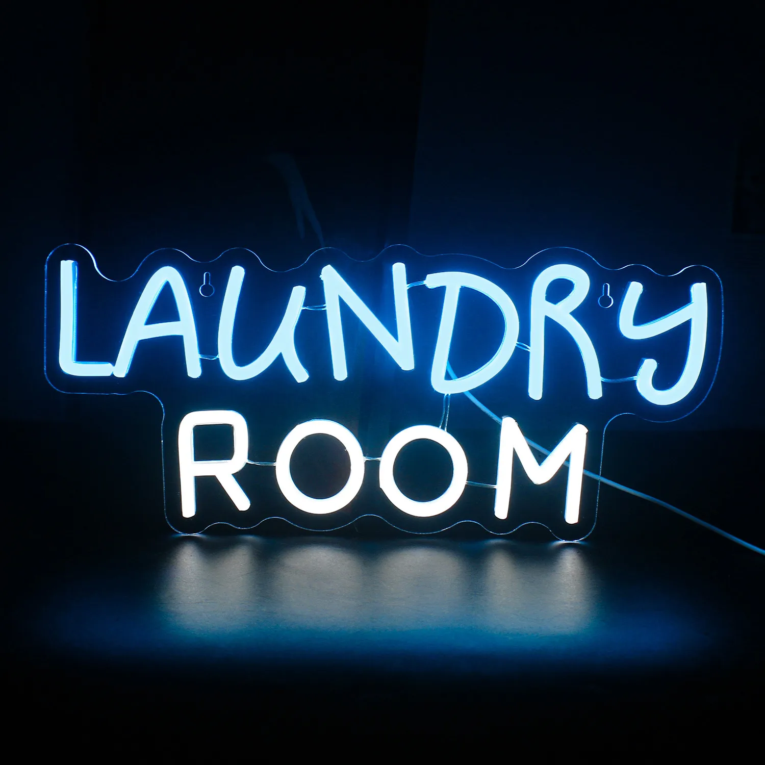 Laundry Room Neon Sign Room Led Neon Light for Funny Sign Plaque Rustic Farmhouse Laundry Vintage Bathroom Shop Art Wall Decor