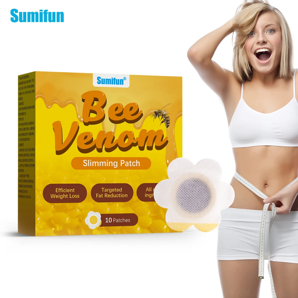 

10/50/100Pcs Sumifun Bee Venom Slimming Patch Leg Fat Burning Lose Weight Sticker Remove Belly Thigh Arm Cellulite Care Plaster