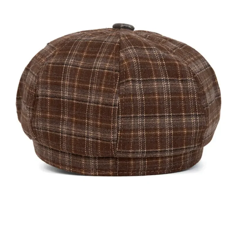 หมวกเบเร่ต์ผ้าฝ้ายพิมพ์ลายฤดูใบไม้ผลิ หมวกทรงแปดเหลี่ยม หมวกนิวส์บอย หมวกทหาร หมวกจิตรกร สำหรับเด็กผู้หญิงและผู้หญิง 10