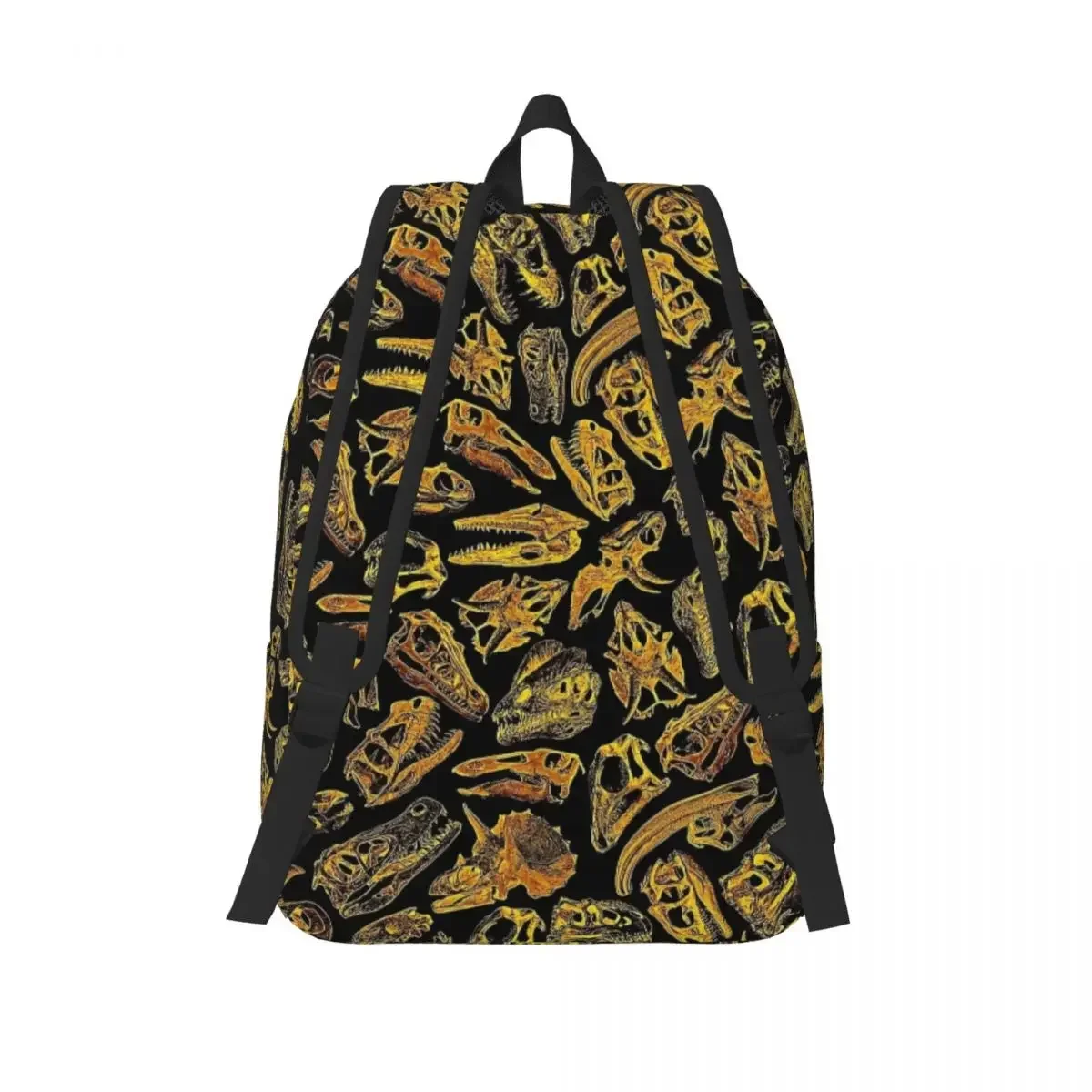 علم الحفريات حلم III ريكس ديناصور الجماجم نمط حقيبة الظهر الطالب حقيبة الكتب المدرسية قماش Daypack مرحلة ما قبل المدرسة حقيبة رياض الأطفال