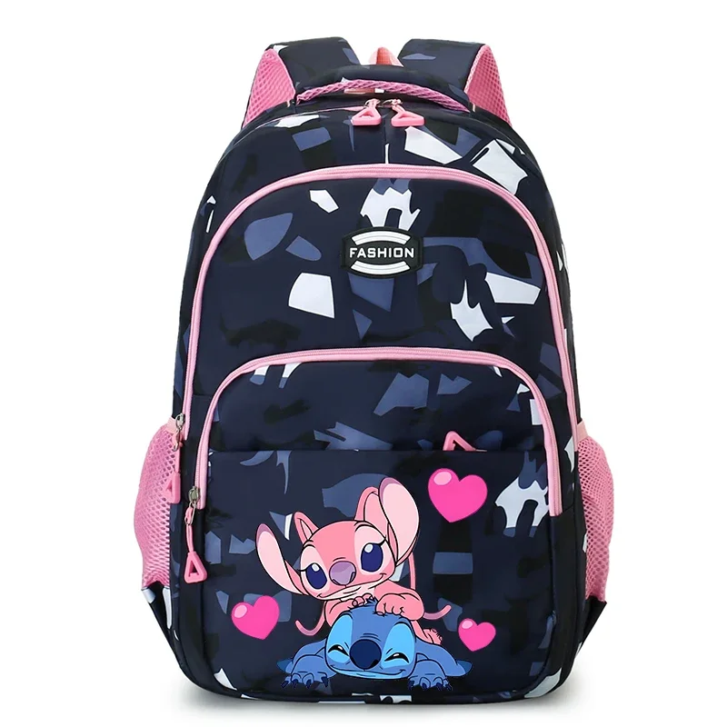 Disney Lilo i Stitch kobiety tornister plecak chłopcy dziewczyna Bookbag torba uczeń nastolatek dzieci plecak tornister plecak Mochila