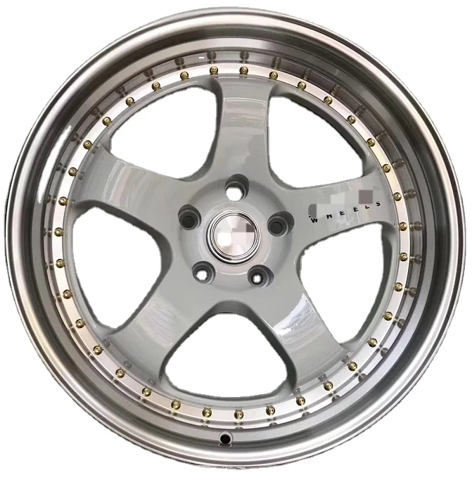 Aluminum Alloy Wheel 5 Spoke  18 19 Inch Auto Rims 5X114.3 5X100 5X112 5X120Custom Wheels For Car