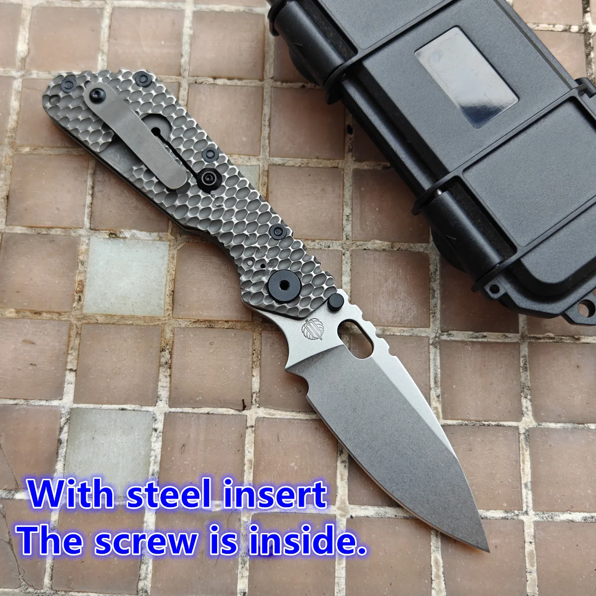 JUFULE 2026 SMF Carve Strider Logo AUS10 Titanium Carbon Fibre Copper Washer Folding Knife Camping Hunting Fish Outdoor EDC Tool - view 5