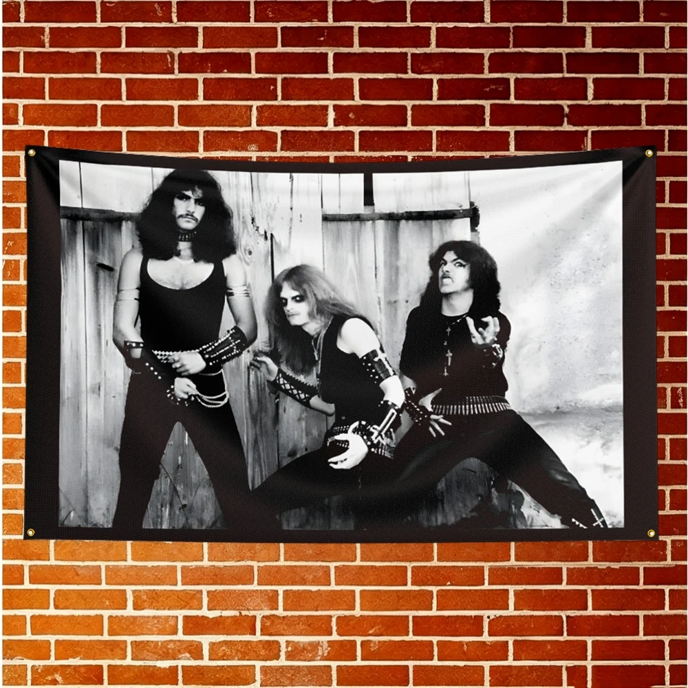 Celtic Frost Music Flag Banner For Fan Cave Watch Party Tailgate Gathering Indoor Outdoor Backyard Home Festival Ornament Supply