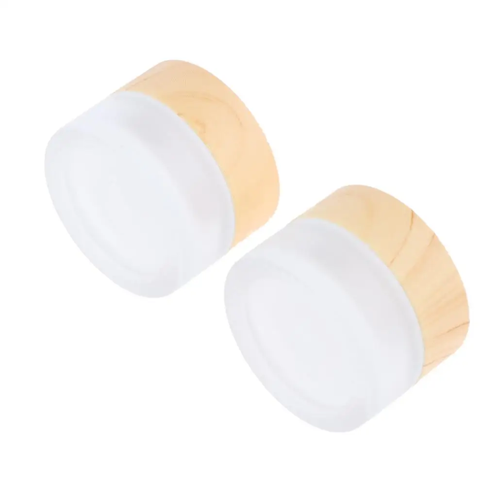 6-10pack 2x Mini Sample Bottle Cosmetic Makeup Jar Pot Cream Lip Balm Containers