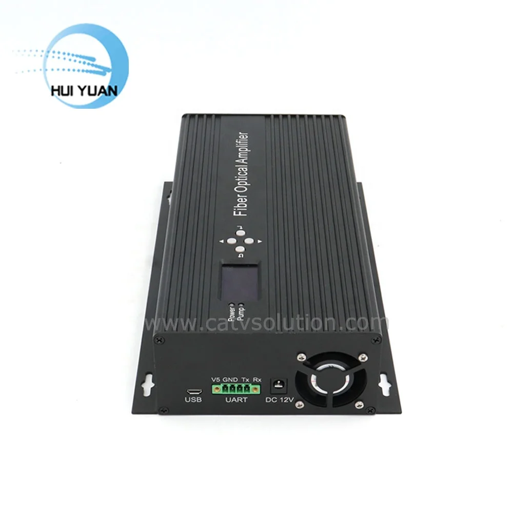 22dBm High Power 1550nm Optical WDM Amplifier 4 Port Fiber EDFA