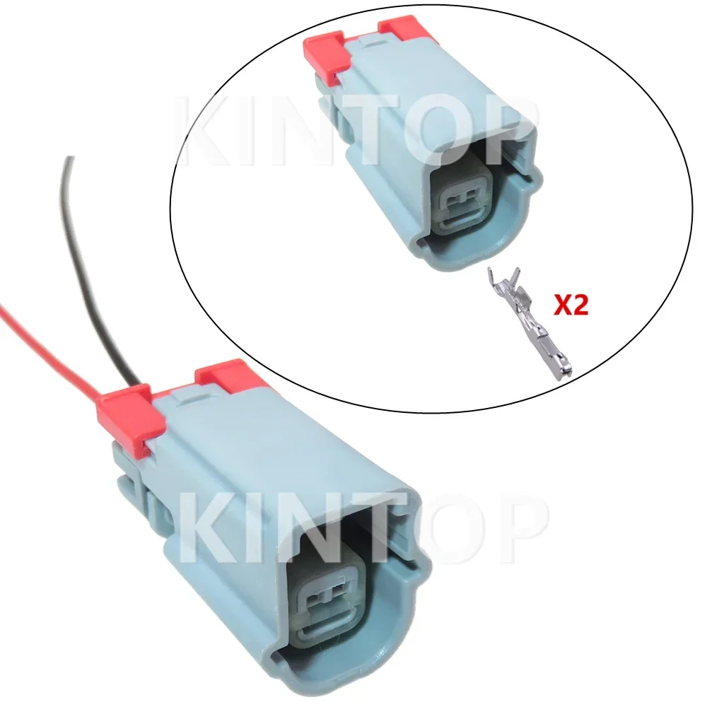 

1 Set 2 Pins AC Assembly Car Wire Cable Connector with Wires Automobile Low Current Socket