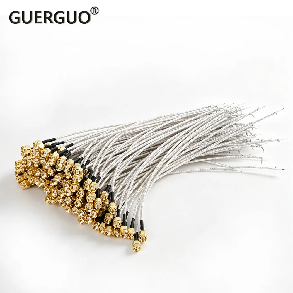 5PCS RG316 Single-End SMA Male Cable 90 Degree to PCB Solder SMA Pigtail for WIFI Wireless Router GPS GPRS Low Loss Wire Connect