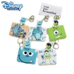 Hot Disney Cartoon Monsters Inc Keychain Cute Dumbo Mr.Q Key Chain Student ID Bus Card Protector Backpack Pendant Birthday Gift