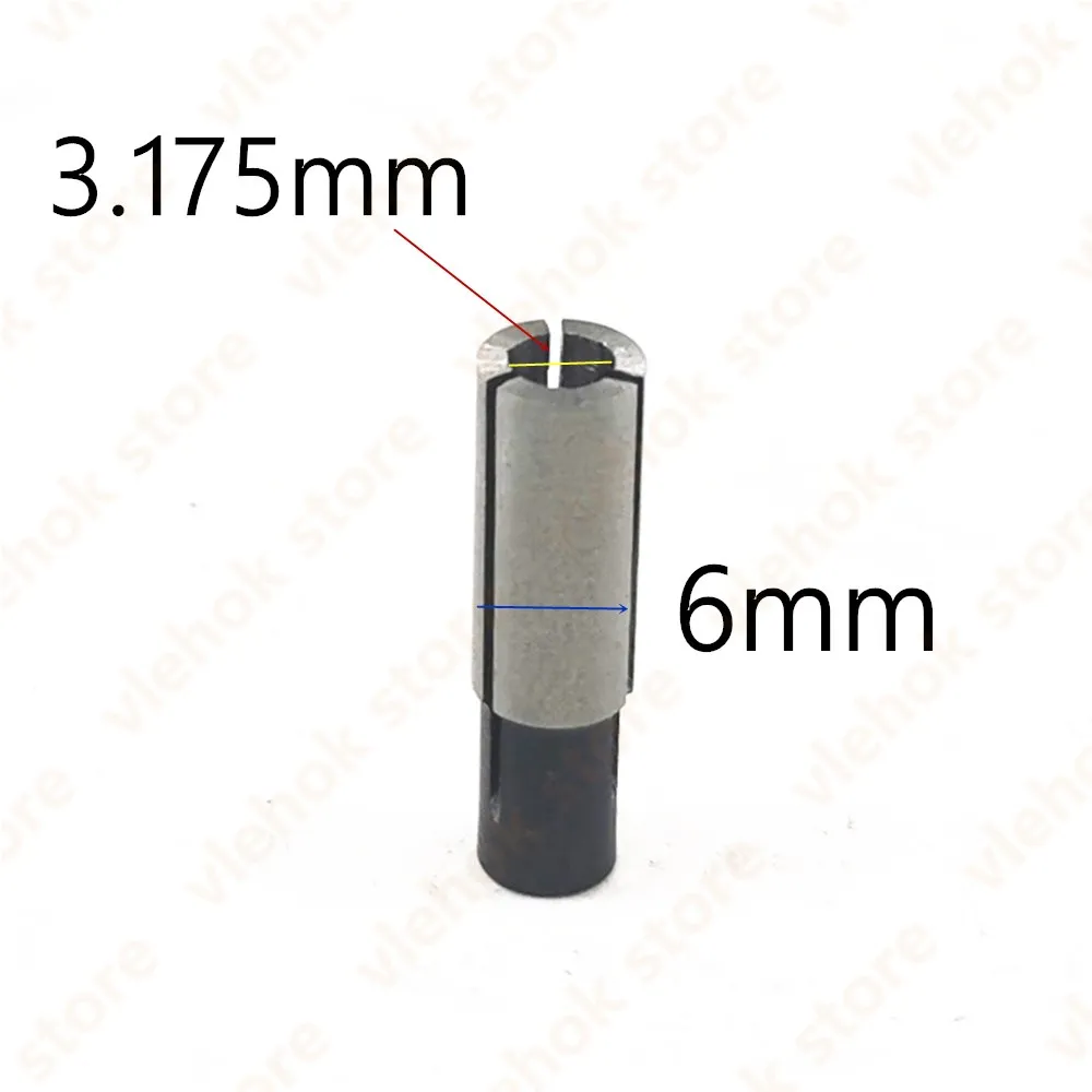 Collet Nut กรวย 1/4 ''6mm 6.35 มม.เปลี่ยนสำหรับ Makita M3700B M3700 Power อุปกรณ์เครื่องมือไฟฟ้าเครื่องมือ