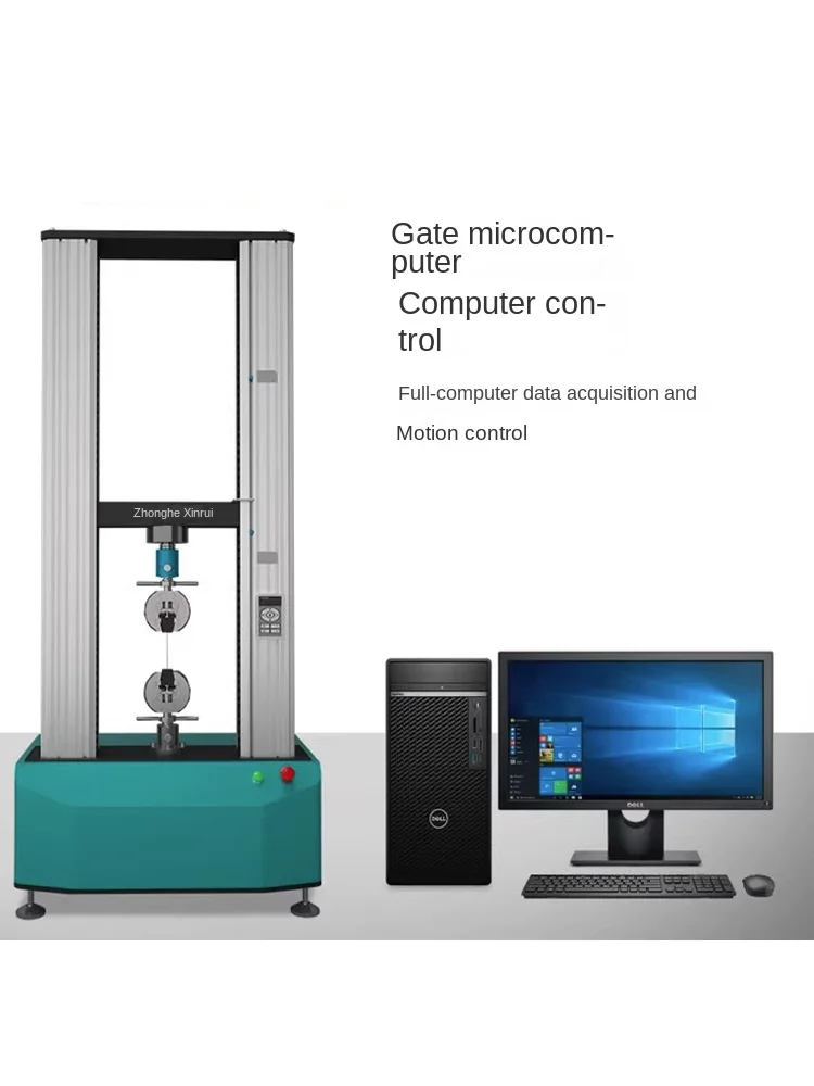 Microcomputer-controlled electronic universal tensile testing machine, metal bending and stretching pressure tester