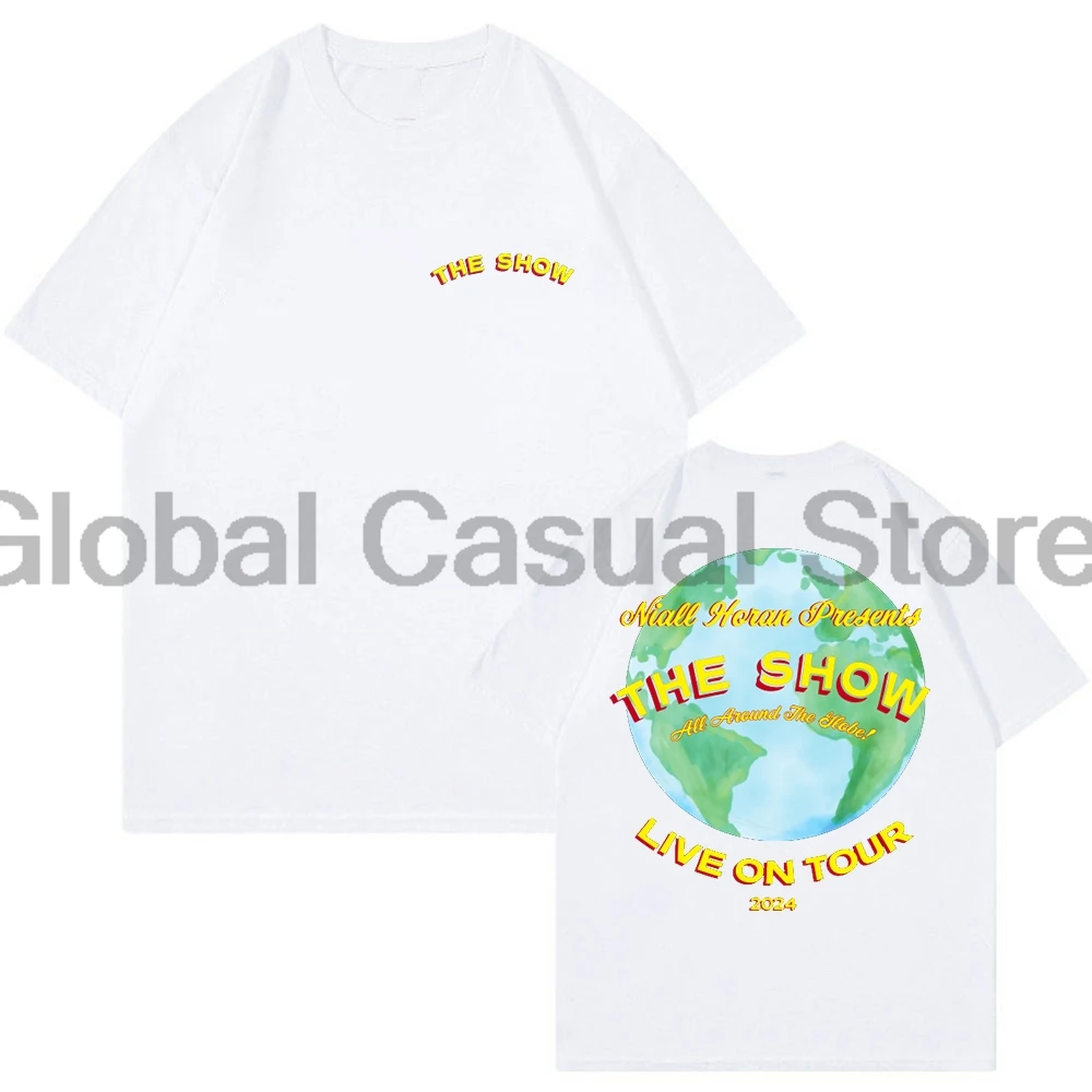 Niall Horan The Show World Tour T-shirt 2024 Crewneck Short Sleeve Casual Tee Women Men Streetwear Fashion Clothes