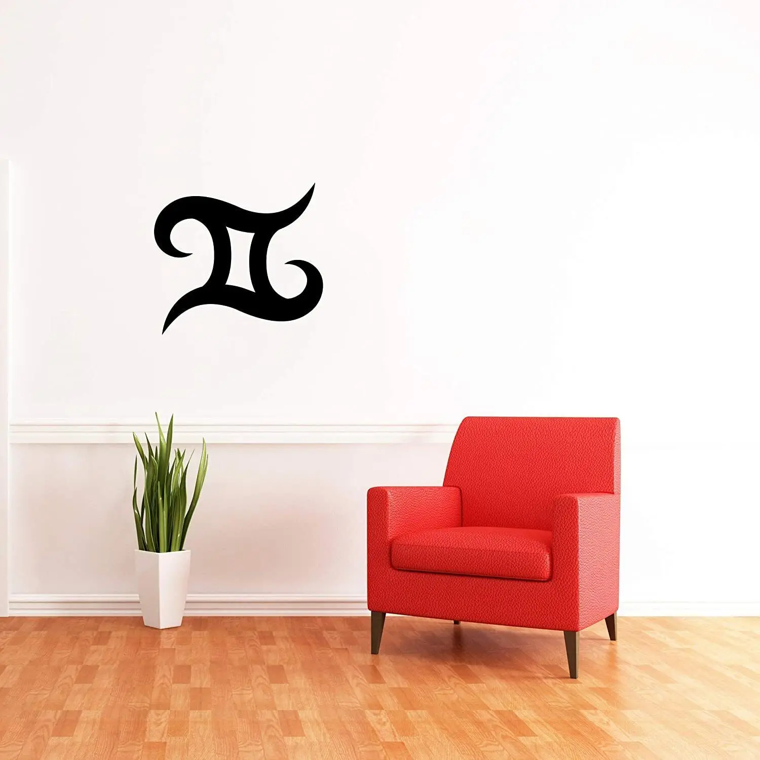 Gemini Horoscope Symbol - Home Decor Decorative Accent Metal Art Wall Sign Living Room/Home Decoration