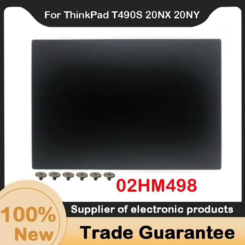 tampa traseira lcd para lenovo thinkpad t490s 20nx 20ny 02hm498 novo 01