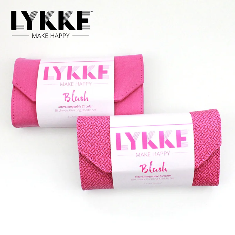 Lykke Blush 3.5 inch  interchangeable Circular Knitting Needle Set