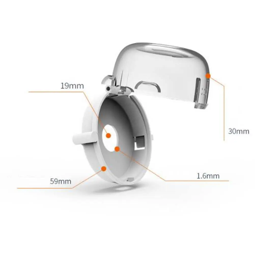 2Pcs Universal Clear Stove Knob Covers Child Safety Guards Kitchen Oven Protection Childproof Burn Gas Leak Prevention