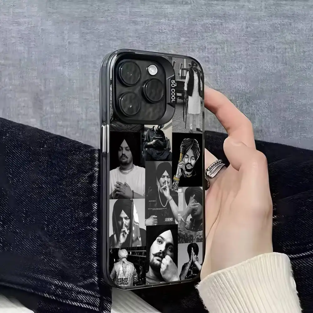 حافظة هاتف S-Sidhu Moose Wala بدون اسم FBX 1 لهاتف iPhone 17,16,15,14,13,12,11,Pro,Max,Plus,E,Air,Mini Black IMD #2