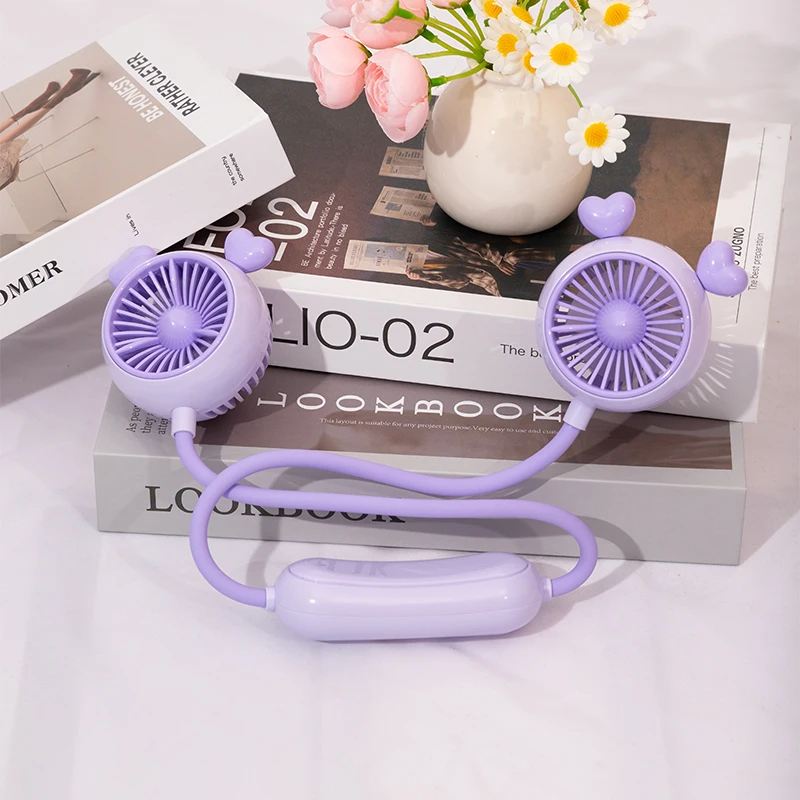 YS-2524-Skin - Friendly Neck Fan - Safe Material, Comfortable to Wear for Extended Periods