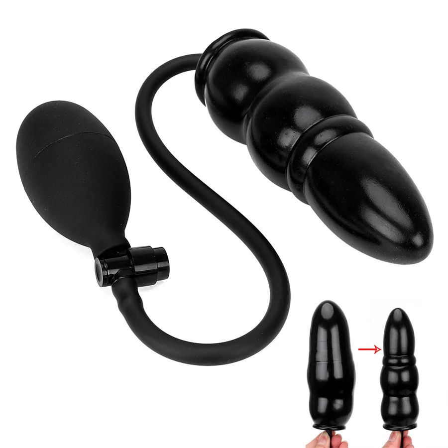 Gode Gonflable en Silicone, Extenseur Anal, Dilatateur Vaginal, Ohio eur de Prostate, Plug Anal, Jouets Sexuels pour Femmes et Hommes, Couples