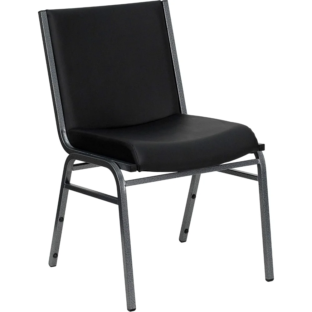 

Series Heavy Duty Stack Chair, Set of 1, Black Vinyl