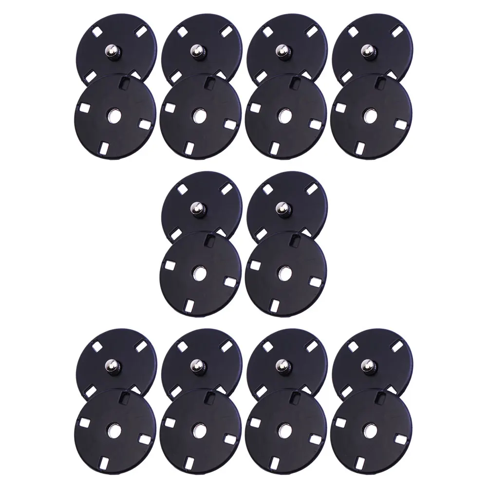 

10Pcs Alloy Snap Buttons Flat Metal Sewing Fasteners for Coats Trench Jackets Secure Installation