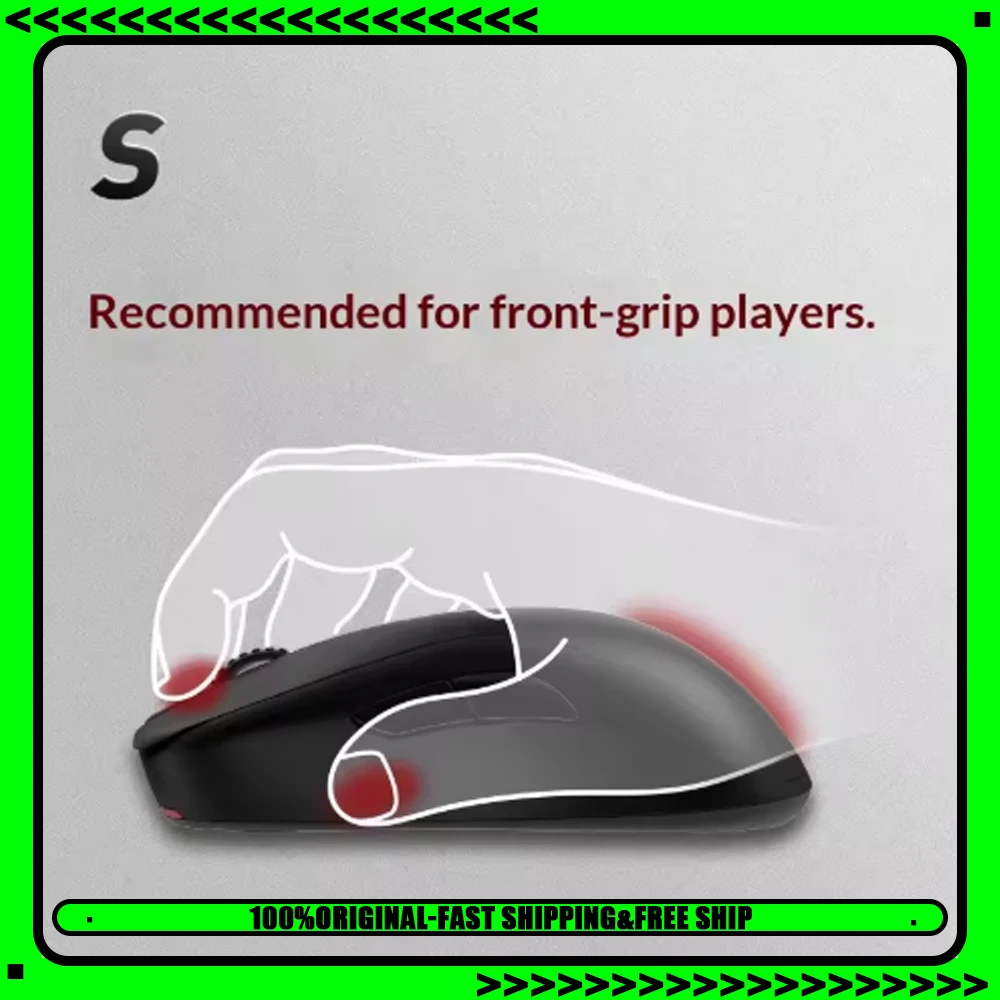 Mouse Gamer ZOWIE S2-DW com Taxa de Resposta de 4000Hz, Design de Eixo Curto, Mouse Sem Fio com Sensor 3950 para CSGO, Acessórios para PC, Presentes