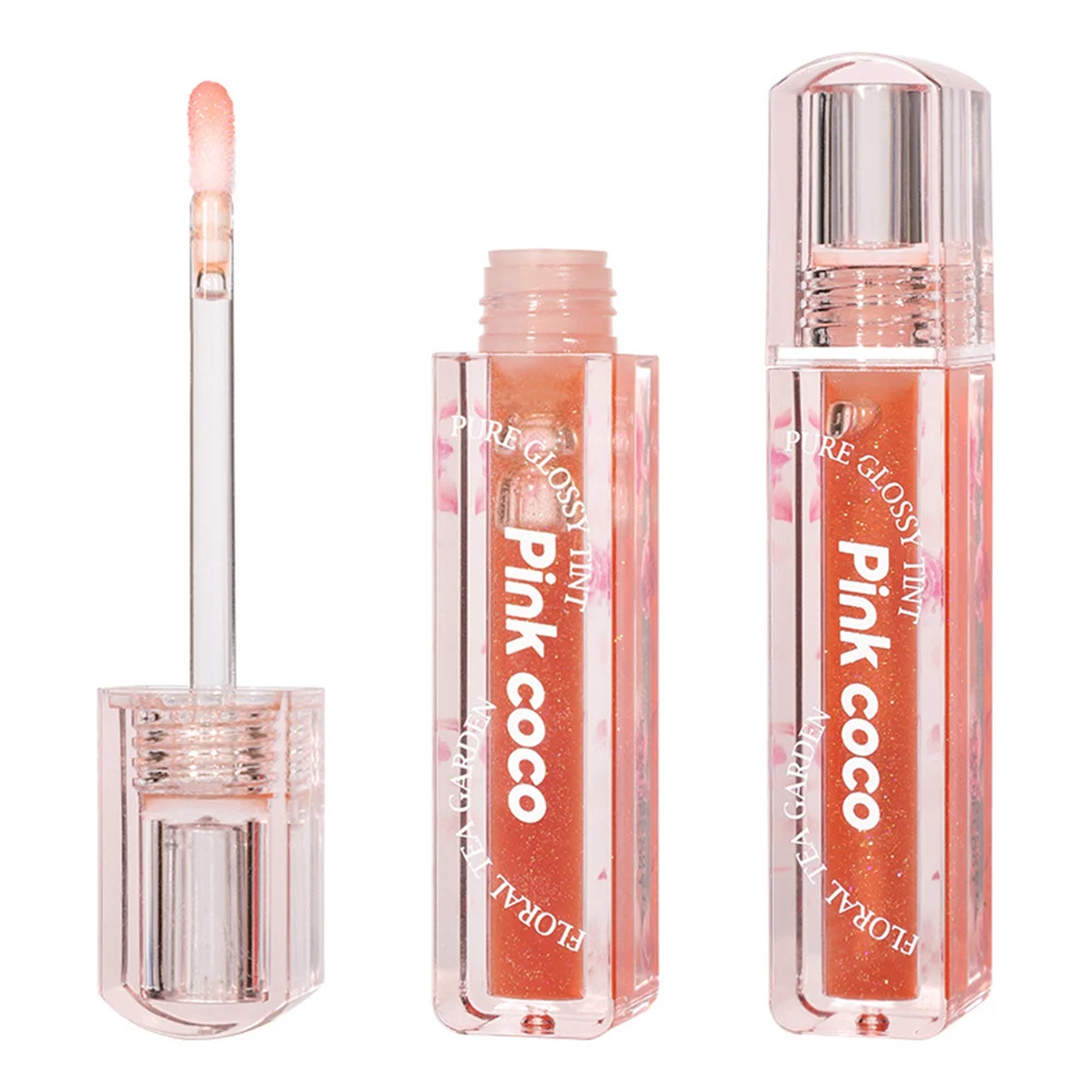 Pseudo Plain Lip Glaze Niche Doodle Lip Light Water Light Jelly Texture Beauty And Health Moisturizing Lip Glaze Students Mirror