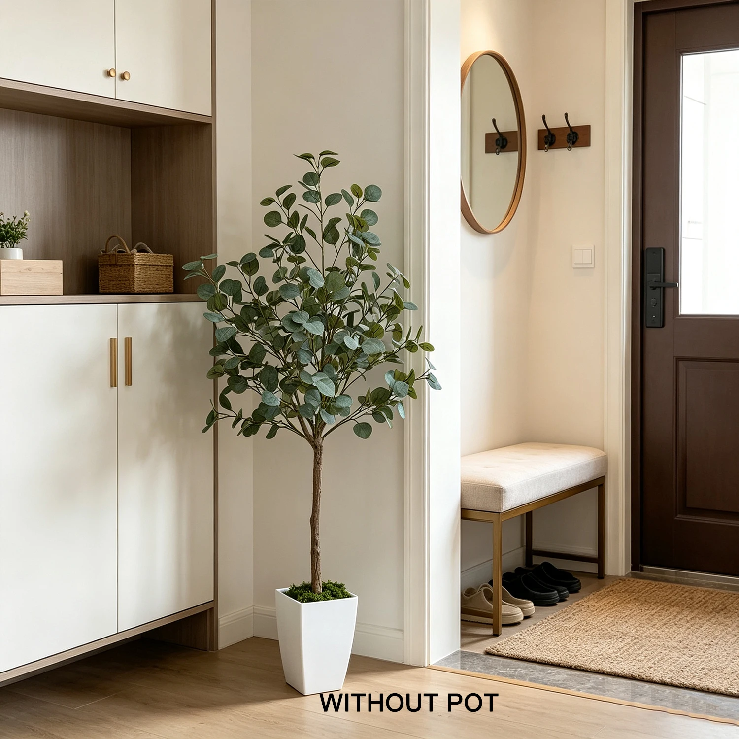 Ficus Lyrata Tree - Planta Artificial de Eucalipto de 140cm