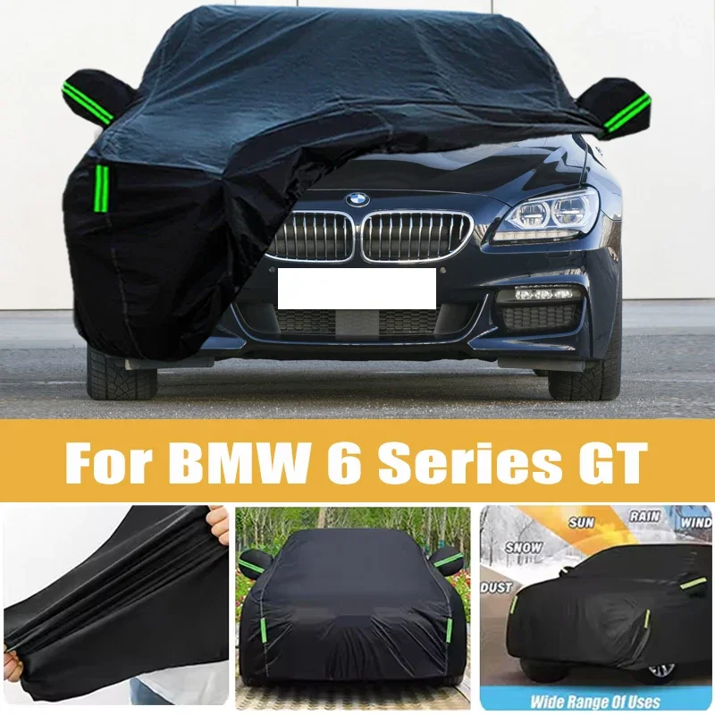 

For BMW 6 Series GT Full Car Cover Four Seasons Outdoor Sun Anti UV Rain Snow Dust Protection Oxford Cloth Accessories