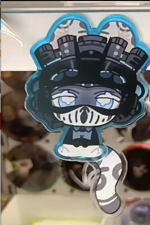 Call of Duty Keegang konig Ghost Wagging Tail акриловый брелок для рюкзака кулон подарок