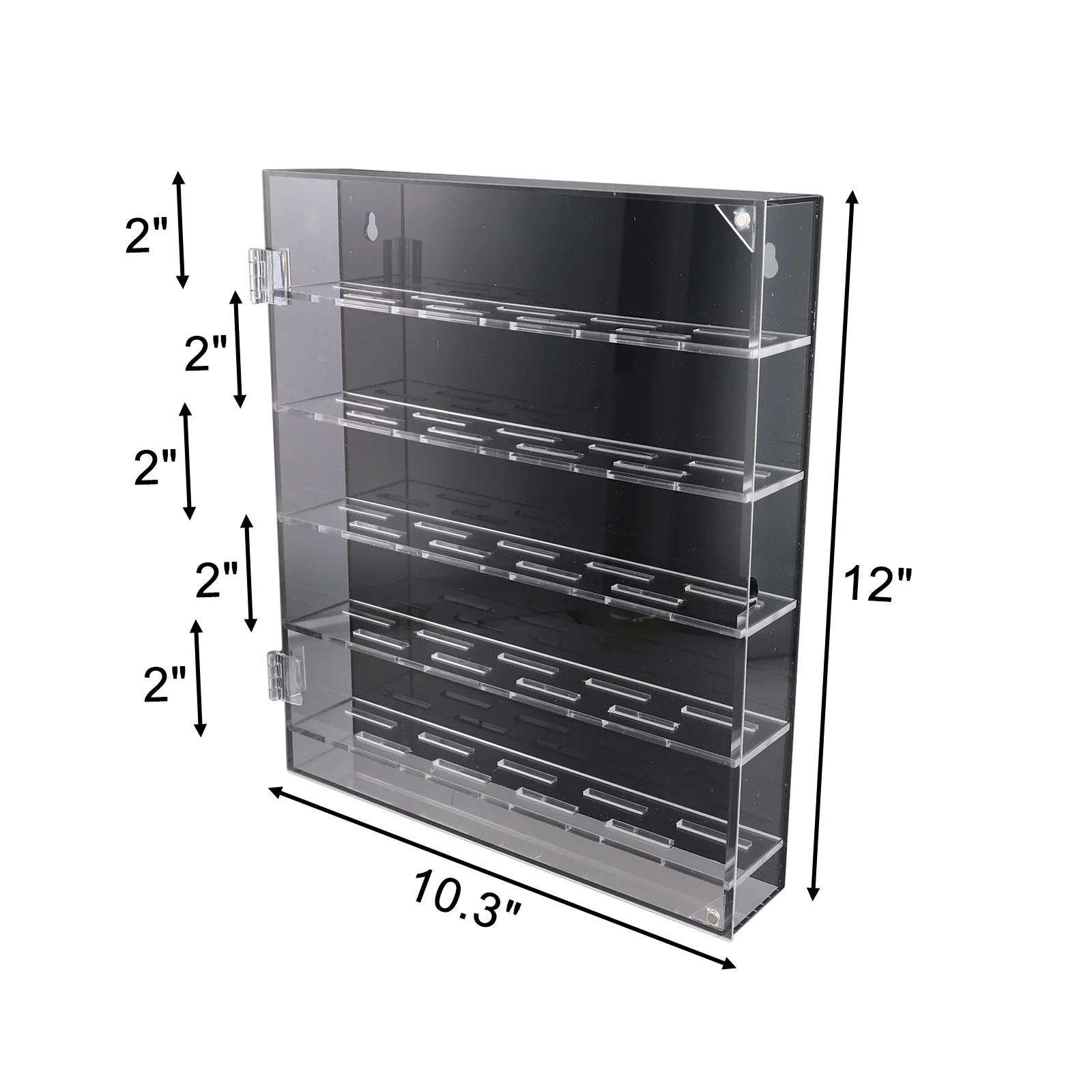 1 Pcs Transparent Acrylic Round Coin Storage Boxes Badge Collection Display Cabinet Box 260*300*50mm