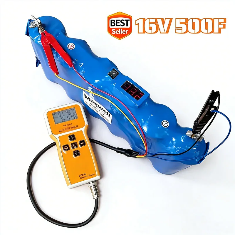 오리지널 16V MG 맥스웰 500F 슈퍼 파라 커패시터 자동차 정류기 2.7V 3000F 오디오 커패시터 자동차 레귤레이터 전원 공급 장치