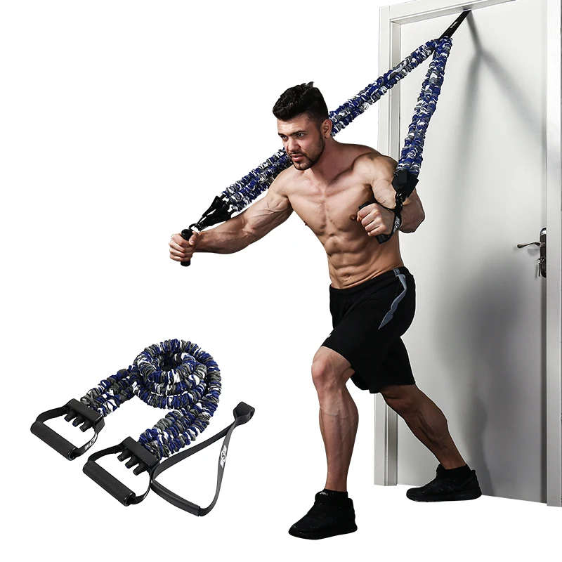 

Resistance Bands Three Hole Elastic Band Chest Exercise Expander Muscle Builder Fitness Resistance Band Tube