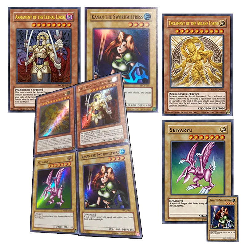 

Yu-Gi-Oh DIY SEIYARYU TESTAMENT OF THE ARCANE LORDS Dario longo 2006 Holiday Gifts Anime Boy Battle Games Collectible Cards