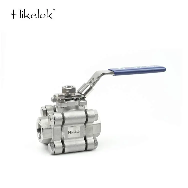 Hikelok 3000psi 1/4in Pneumatic Electric Actuation Stainless Steel 316 Ball Valve