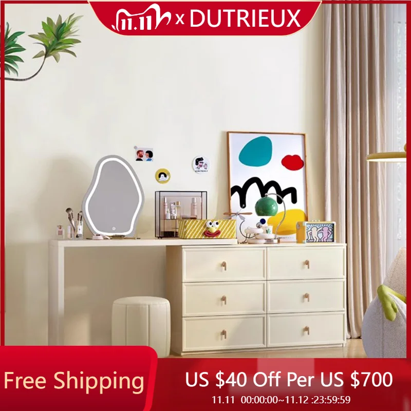 

Xenomorph Creative Vanity Table Clear Decoration Korean Beauty Events Dressing Table Large Size Penteadeira Postmodern Furniture