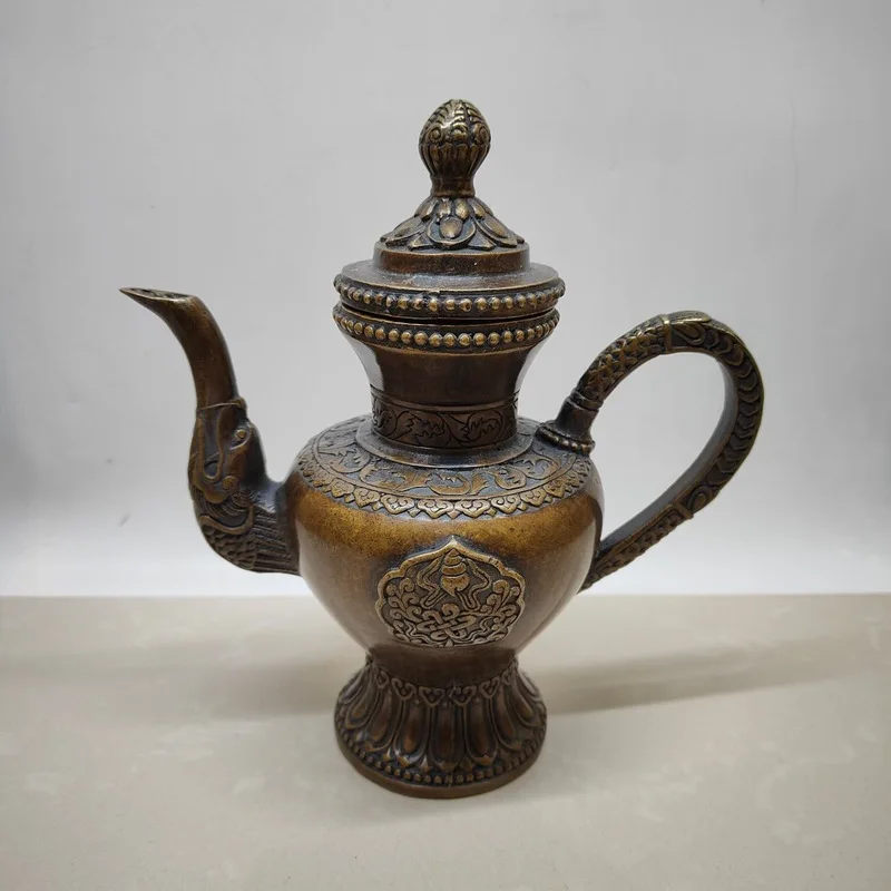 Antique wholesale, imitation bronze ware, large collection of teapots, wine pots, and tea sets, home decor and ornaments
