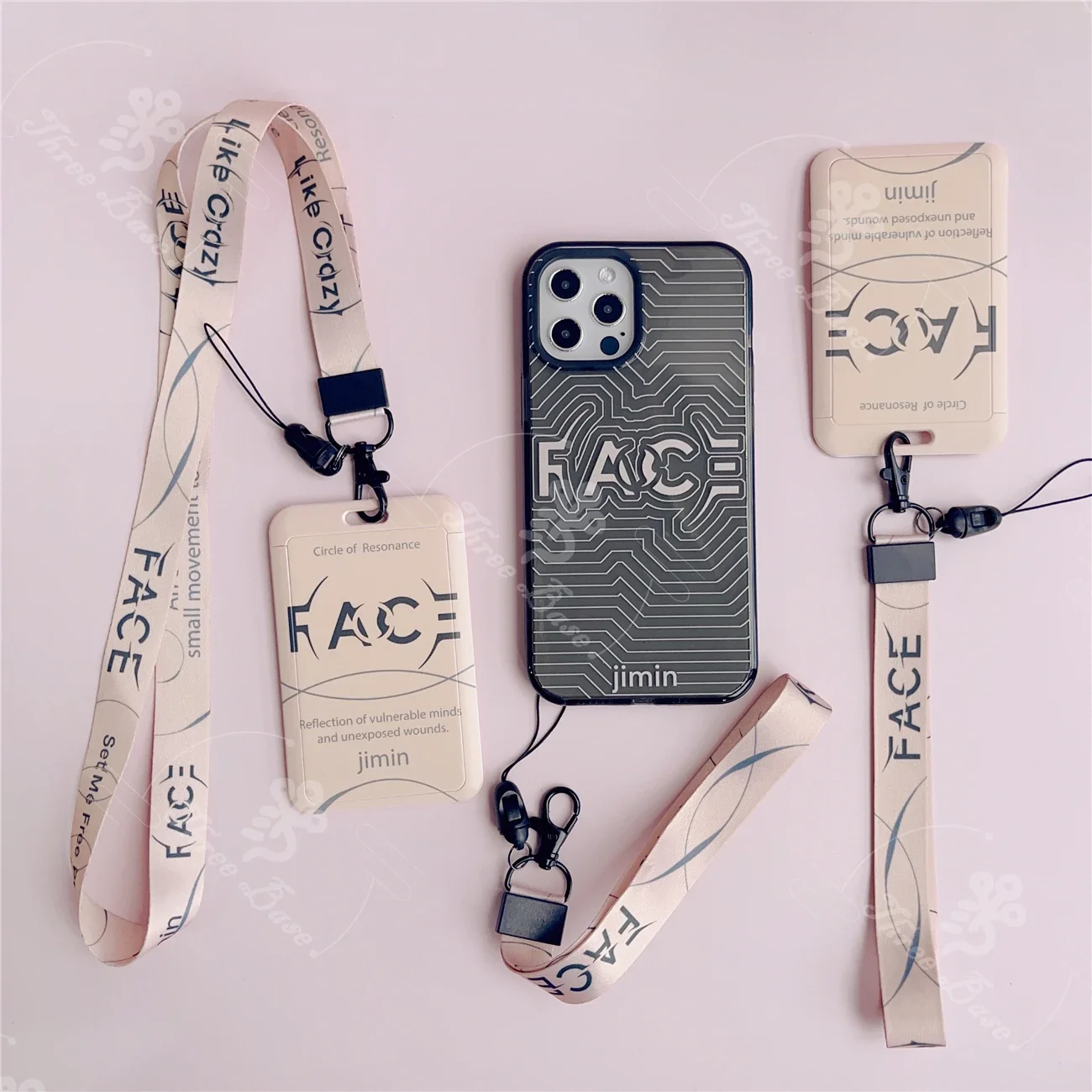 Lanyard Telefon Hals Seil Jimin v Layover Tan JK nehmen zwei sieben Suga Hand Handgelenk Ring Riemen USB-Schlüssel Schnur Tasche Schnur abnehmbar