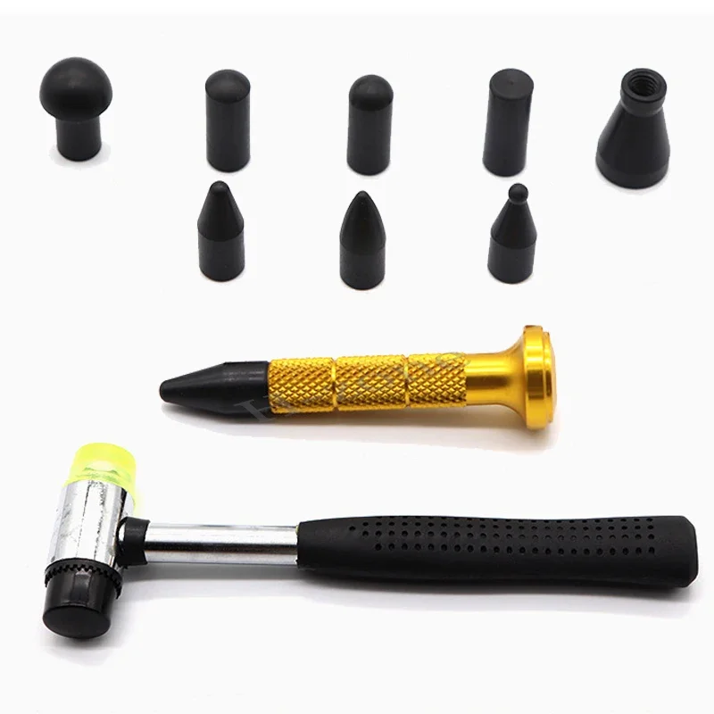 Car Dent Hammer Repair Dings Removal Tools Hail Bulge Remover Tap Down Pen Auto Sheet Metal Set Automotive Accessories Universal