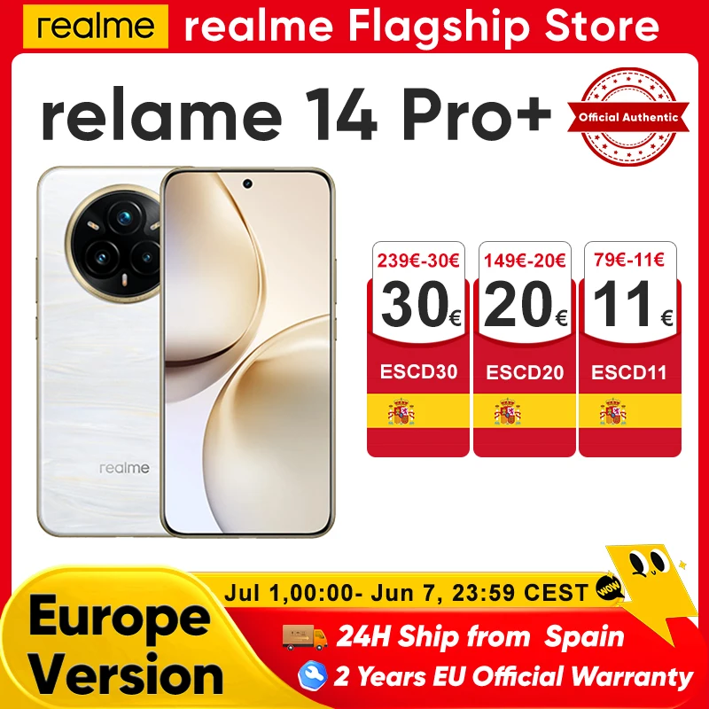 Realme 14 Pro Plus 5g Smartphone Global Version Android Nfc
