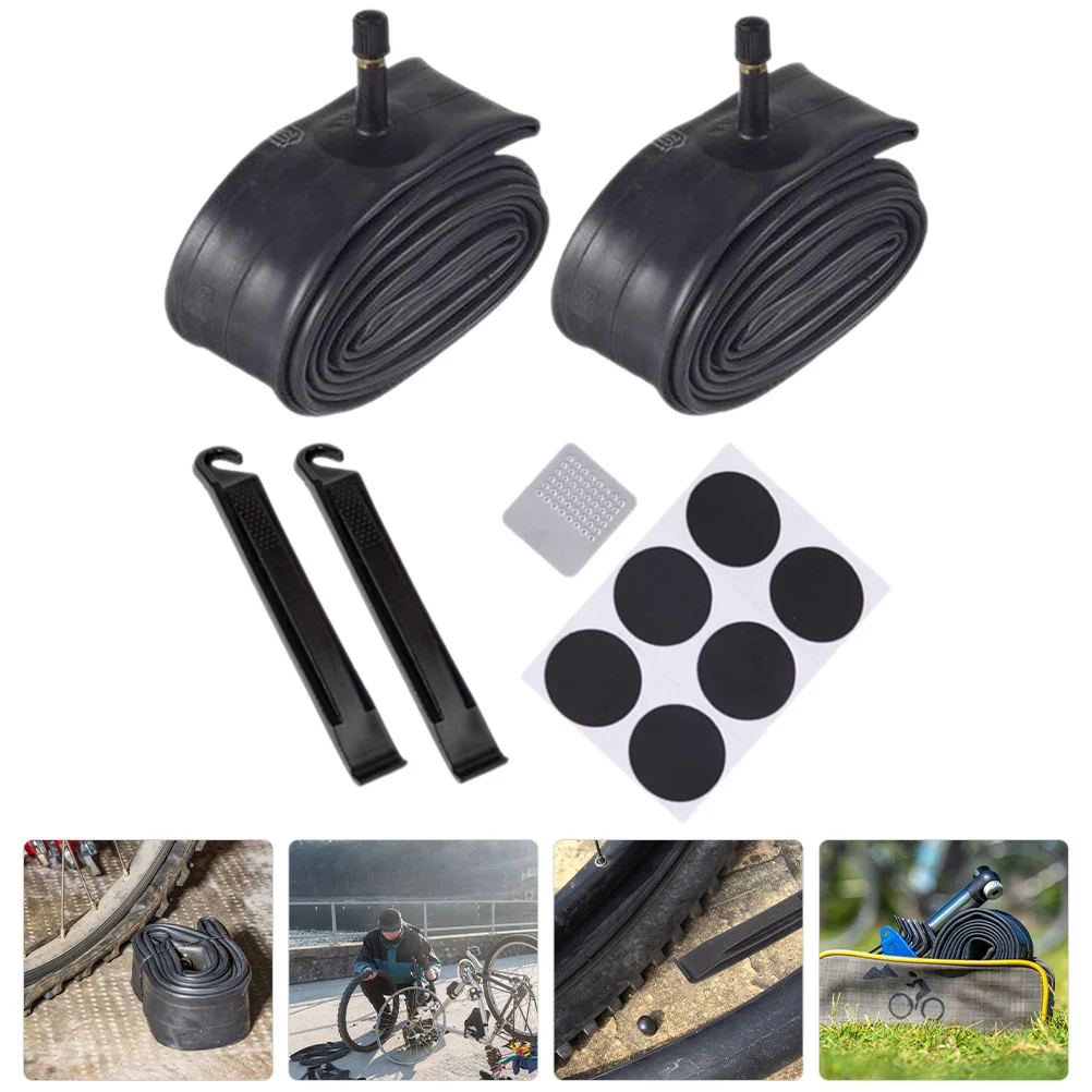 

1Set Bike Tire Tube Replacement Inner Tube 16x1.75 Durable Road Mountain Bike Tire Lever Patch Repair Kit Cycling Essentials